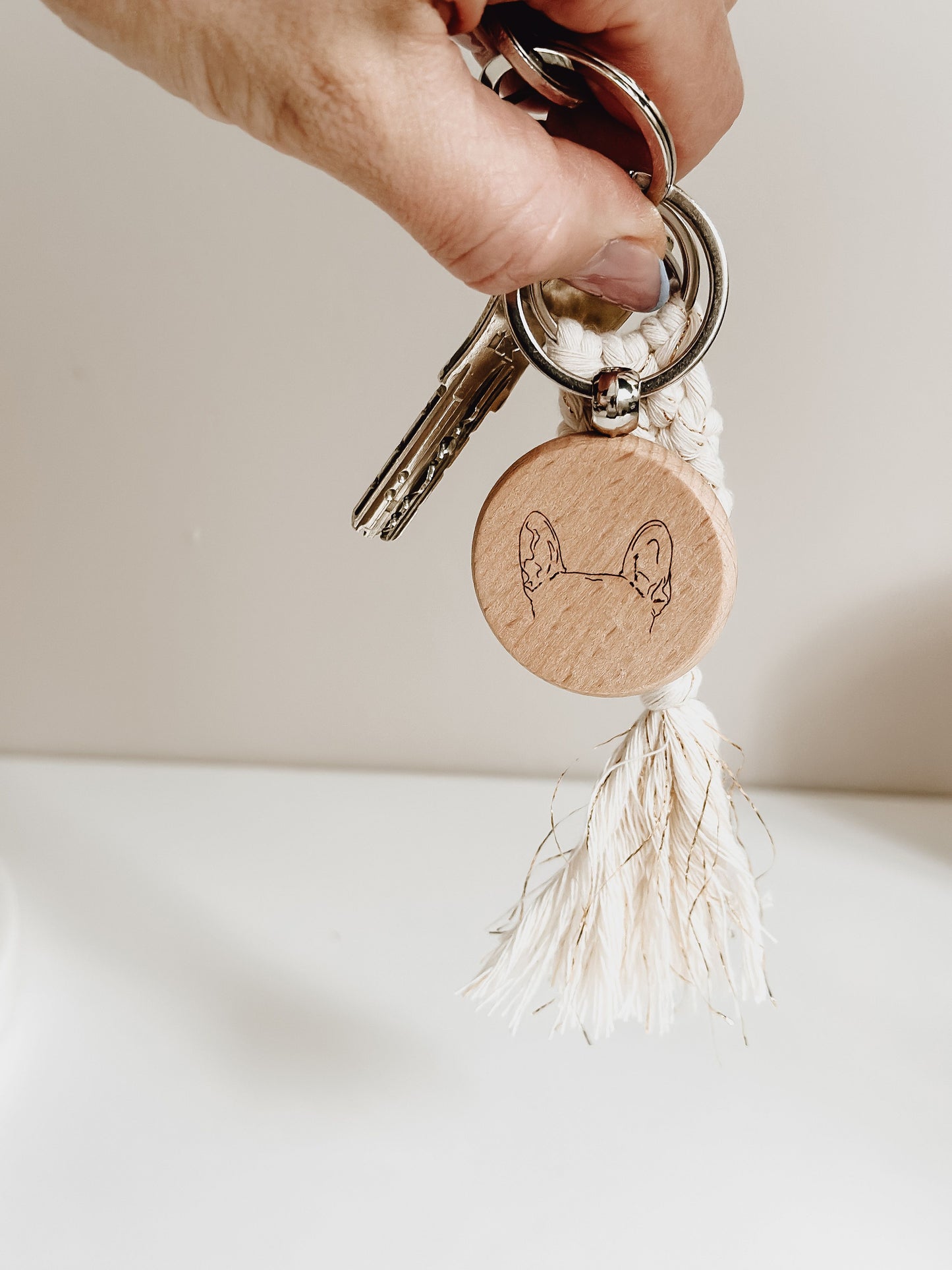 Schlüsselanhänger Holz "eigenes Design"