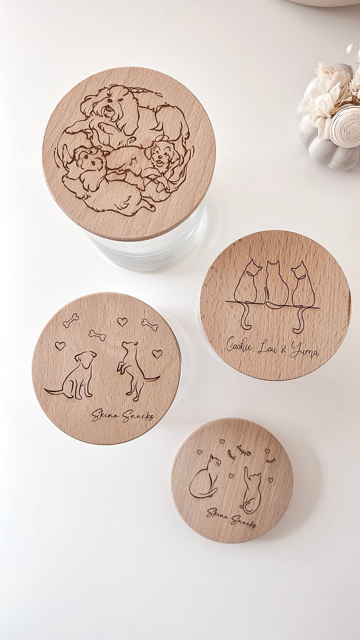 Vorratsglas | Leckerliglas | Keksdose "personalisiert | eigenes Design"