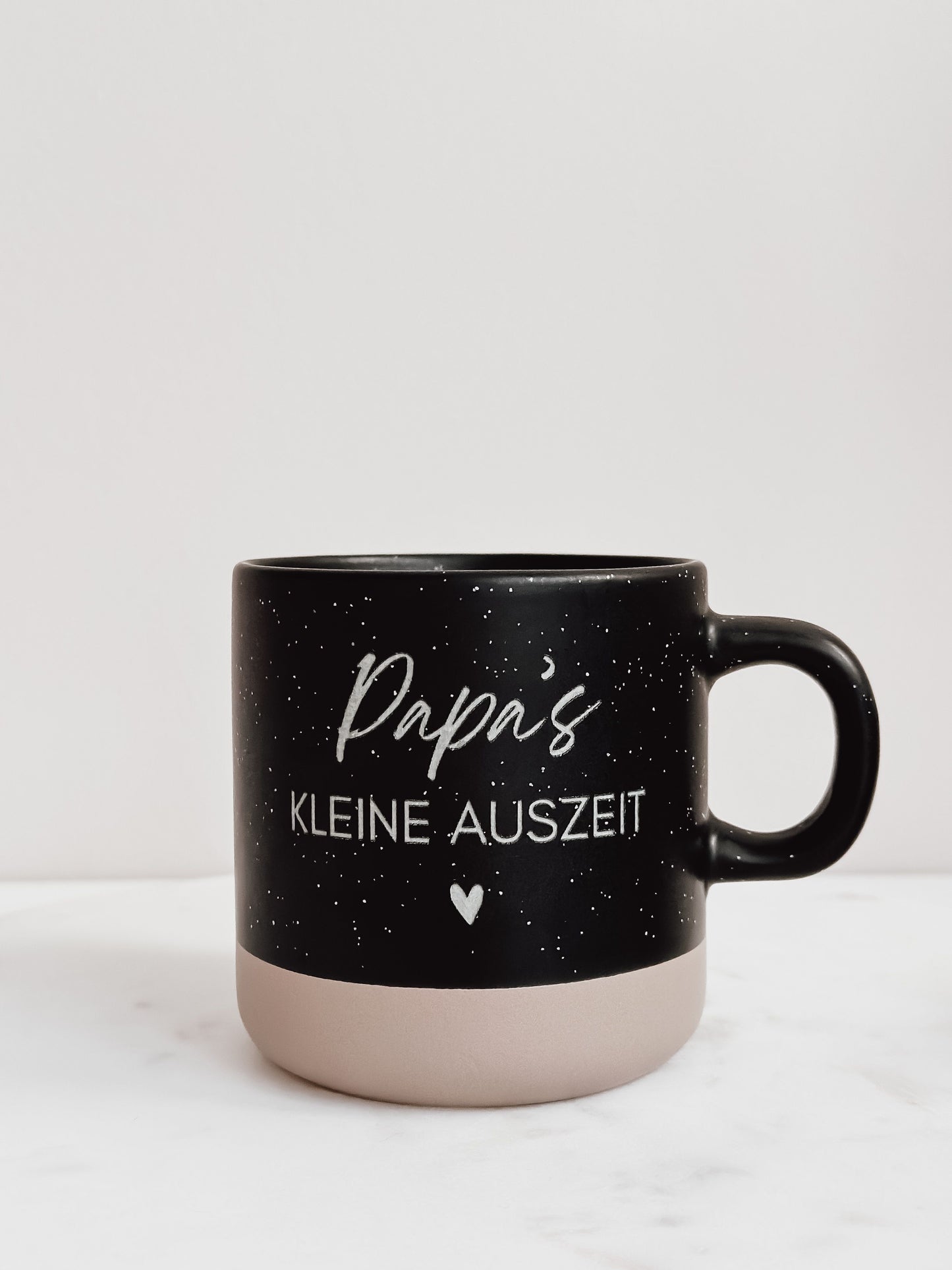 Steingut Tasse "Mama/Papa"
