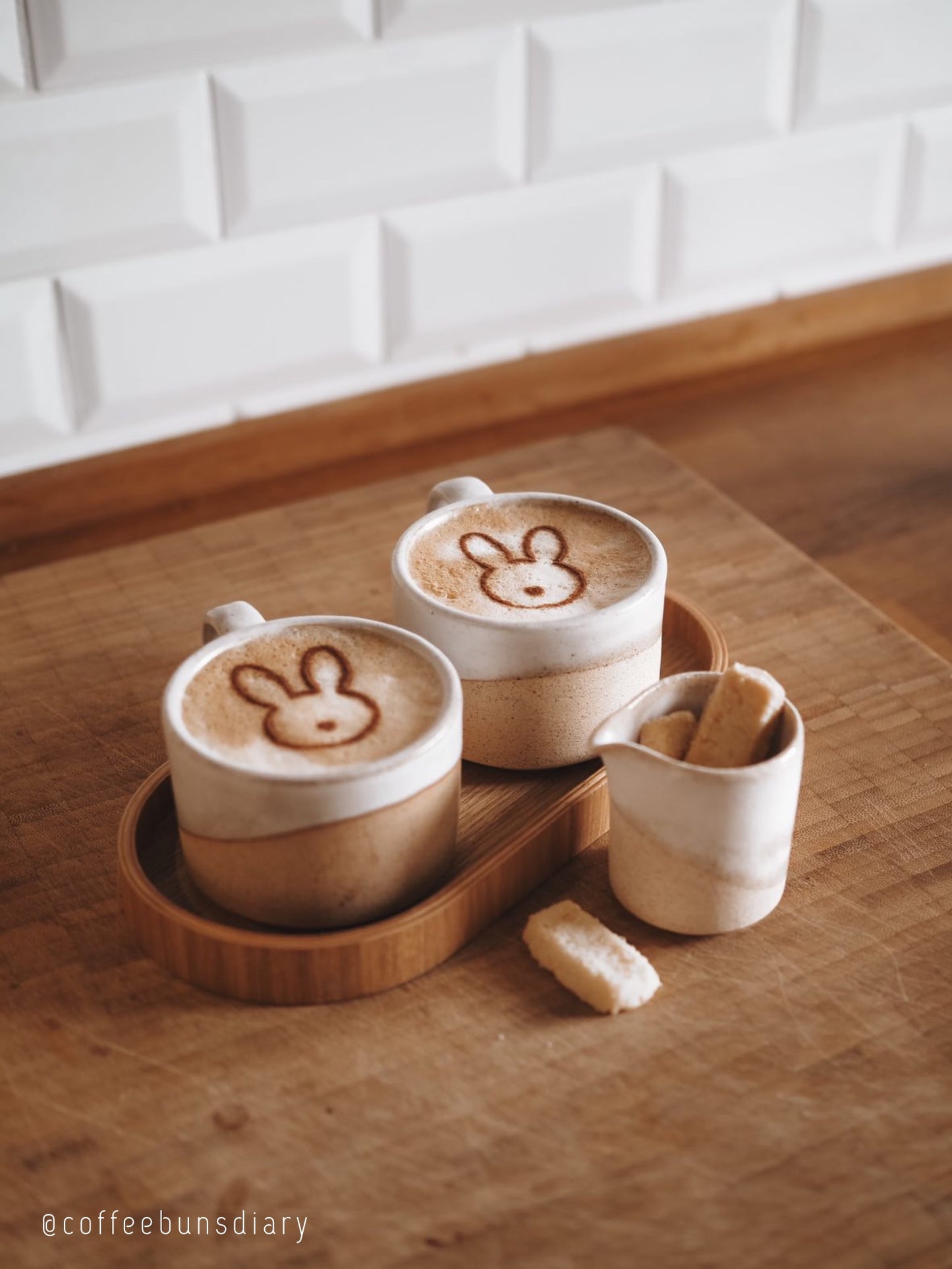 Milchschaumschablone "Bunny"