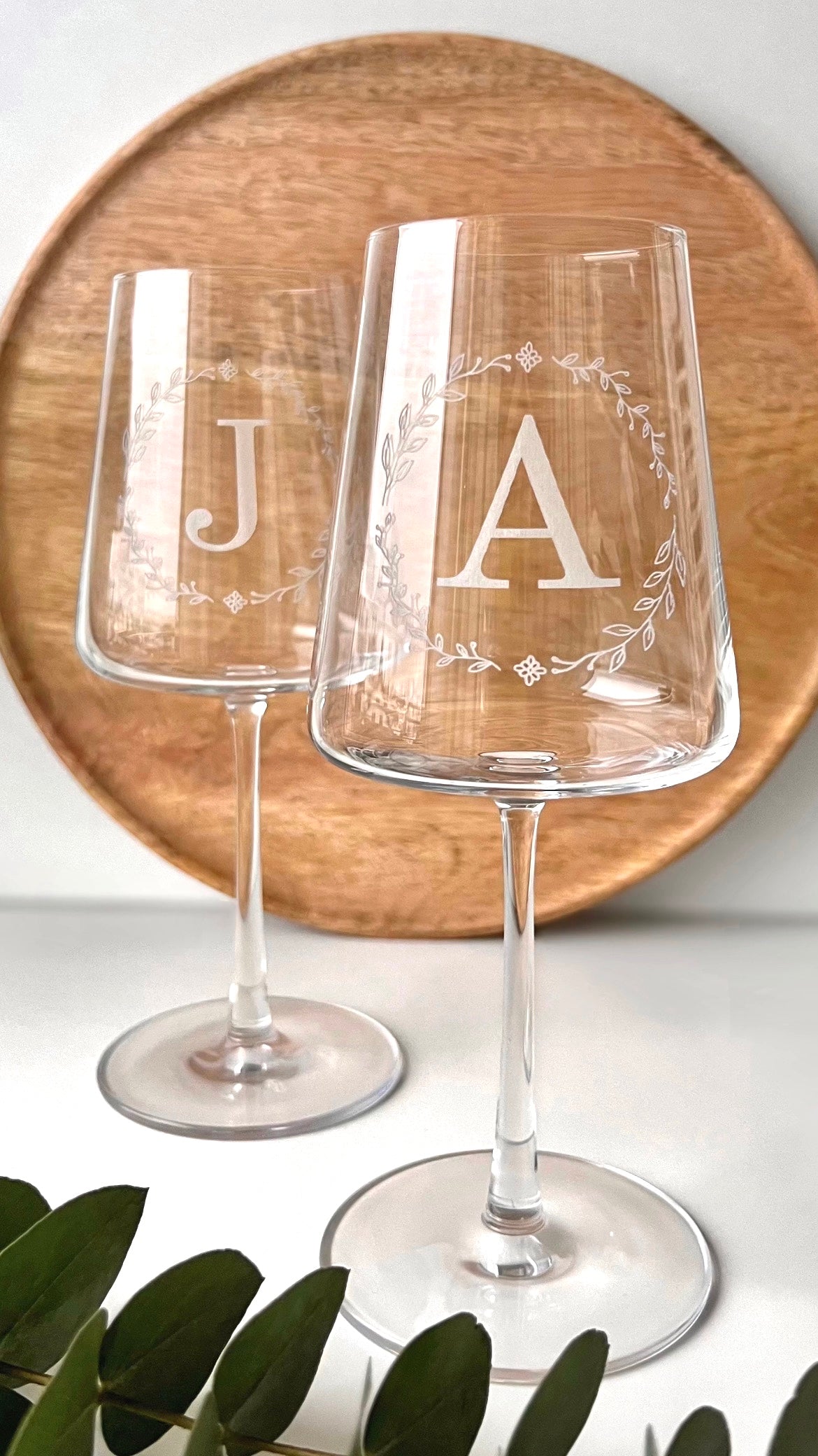 Weinglas „Letters“
