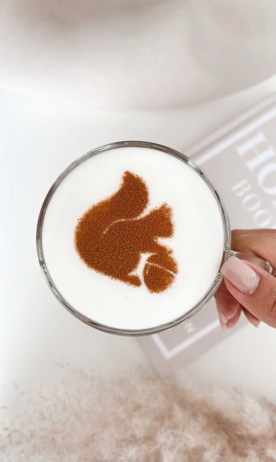 Milchschaumschablone "Eichhörnchen"