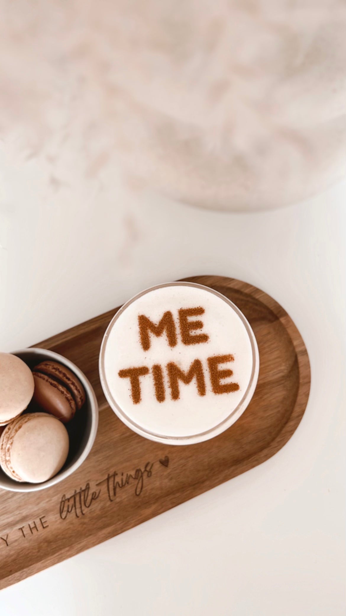 Milchschaumschablone "ME TIME"