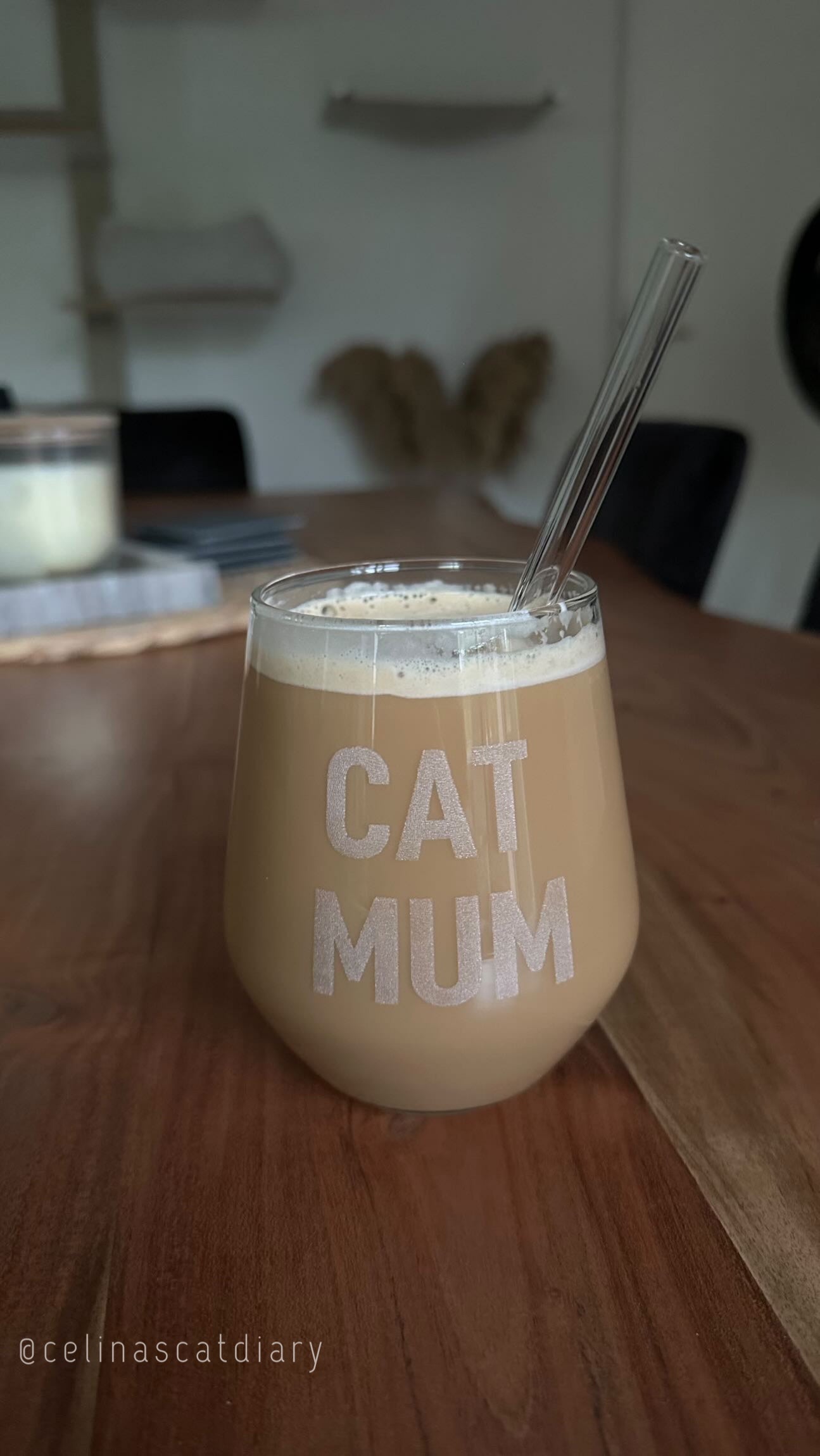 Trinkglas "CAT MUM/DAD"