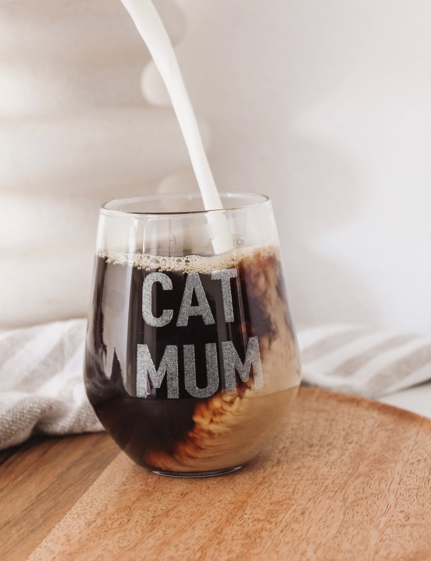 Trinkglas "CAT MUM/DAD"