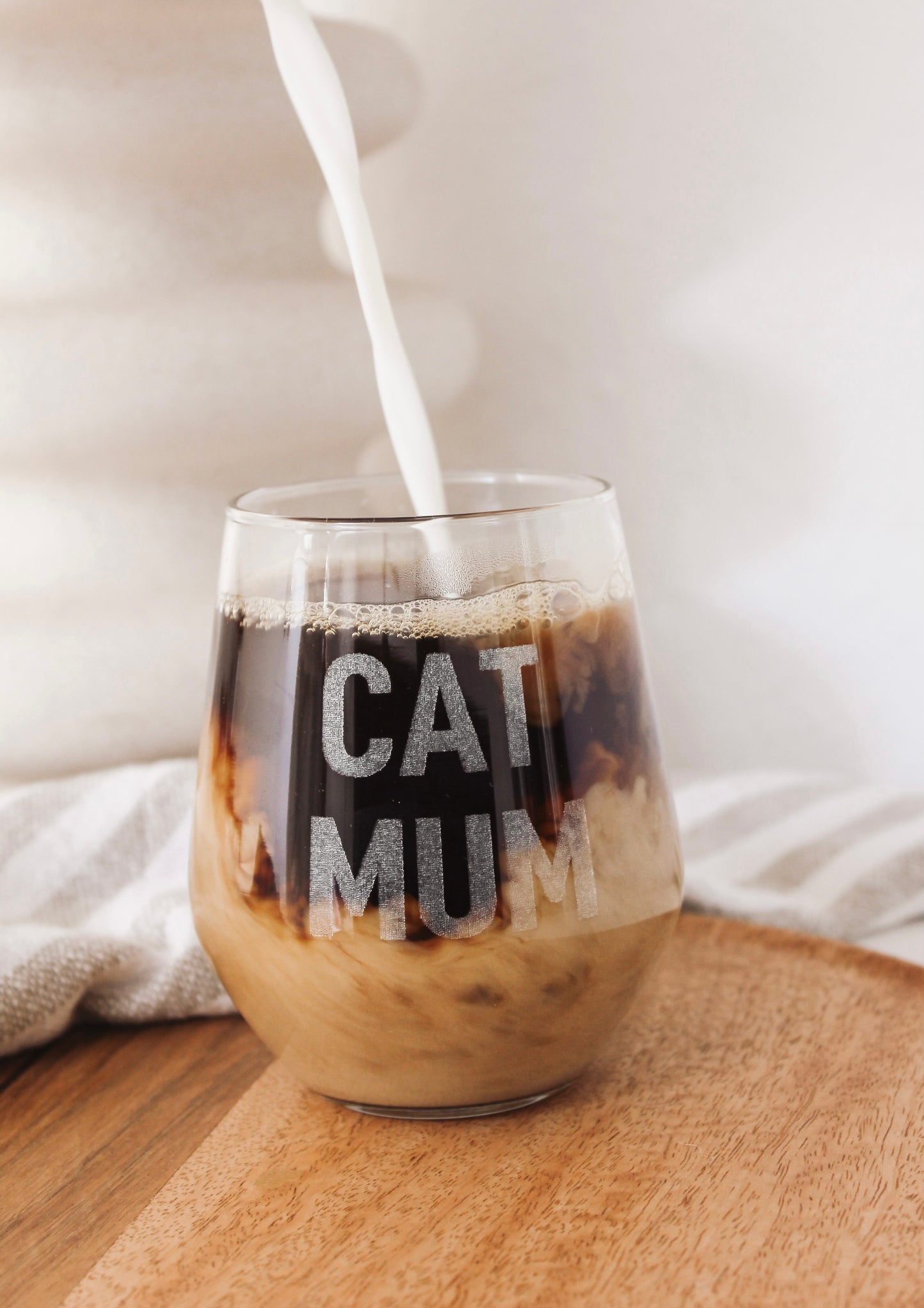 Trinkglas "CAT MUM/DAD"