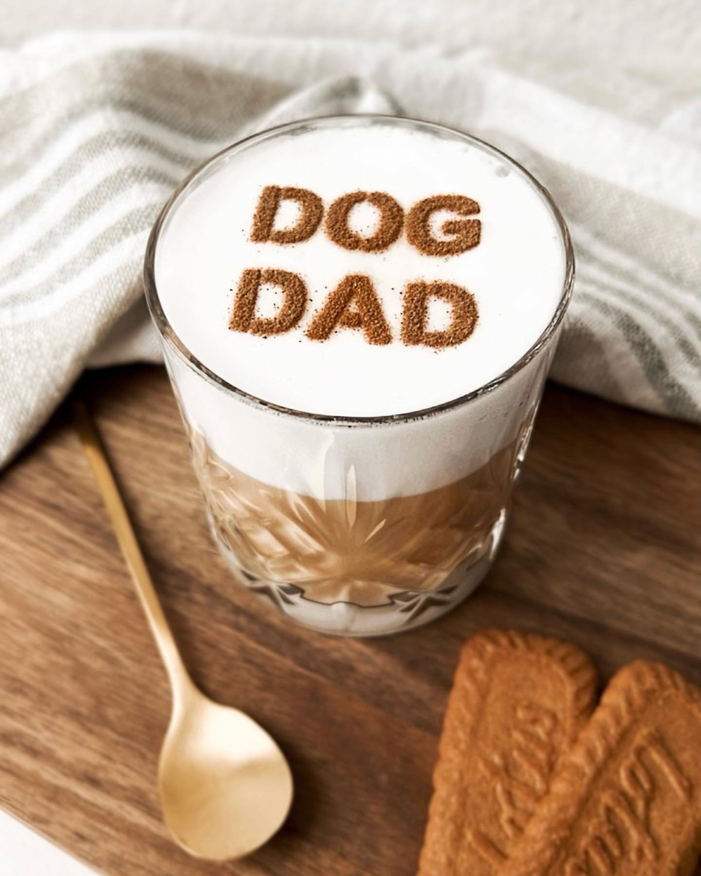 Milchschaumschablone "DOG MUM"