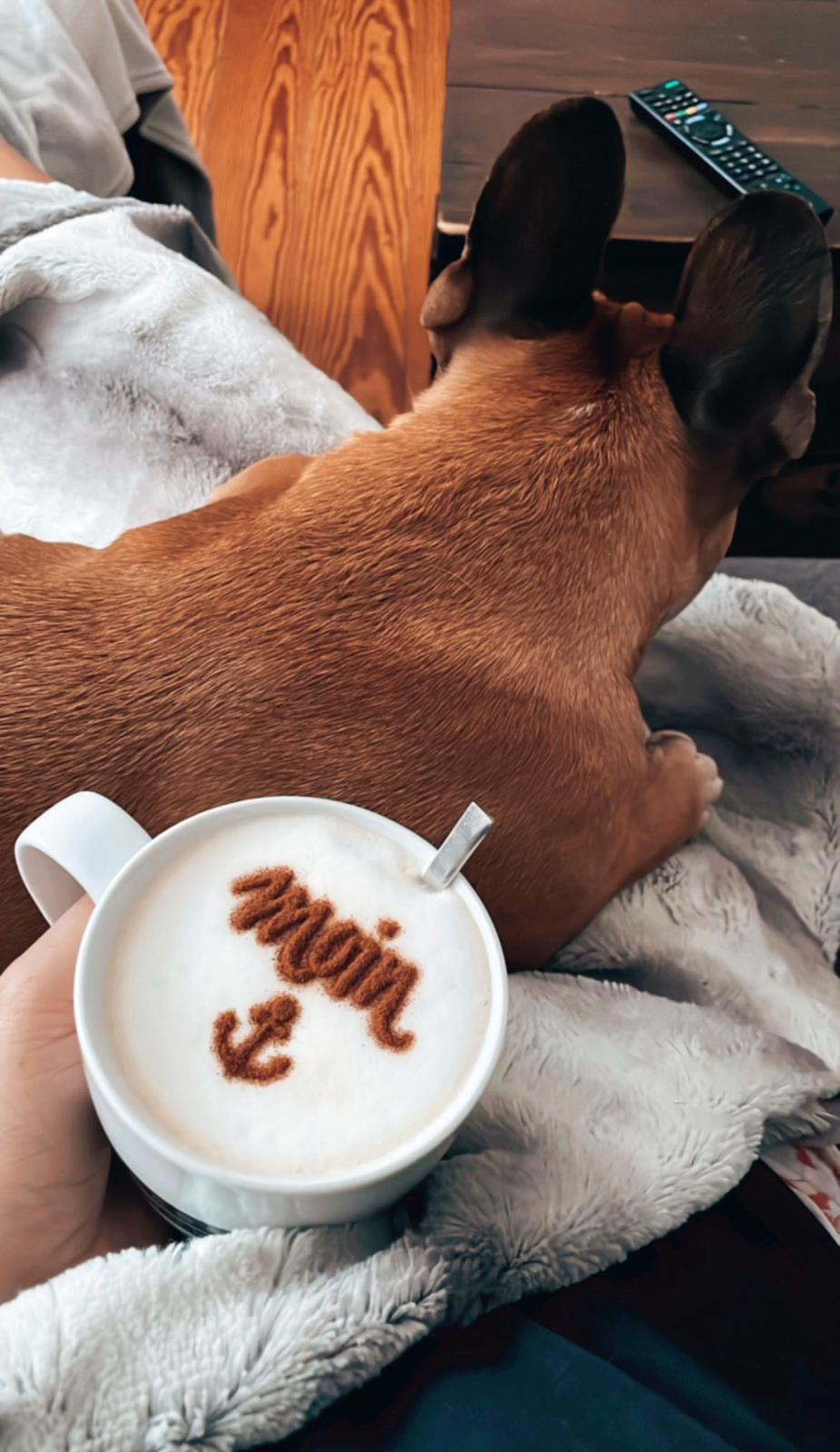 Milchschaumschablone "Moin"