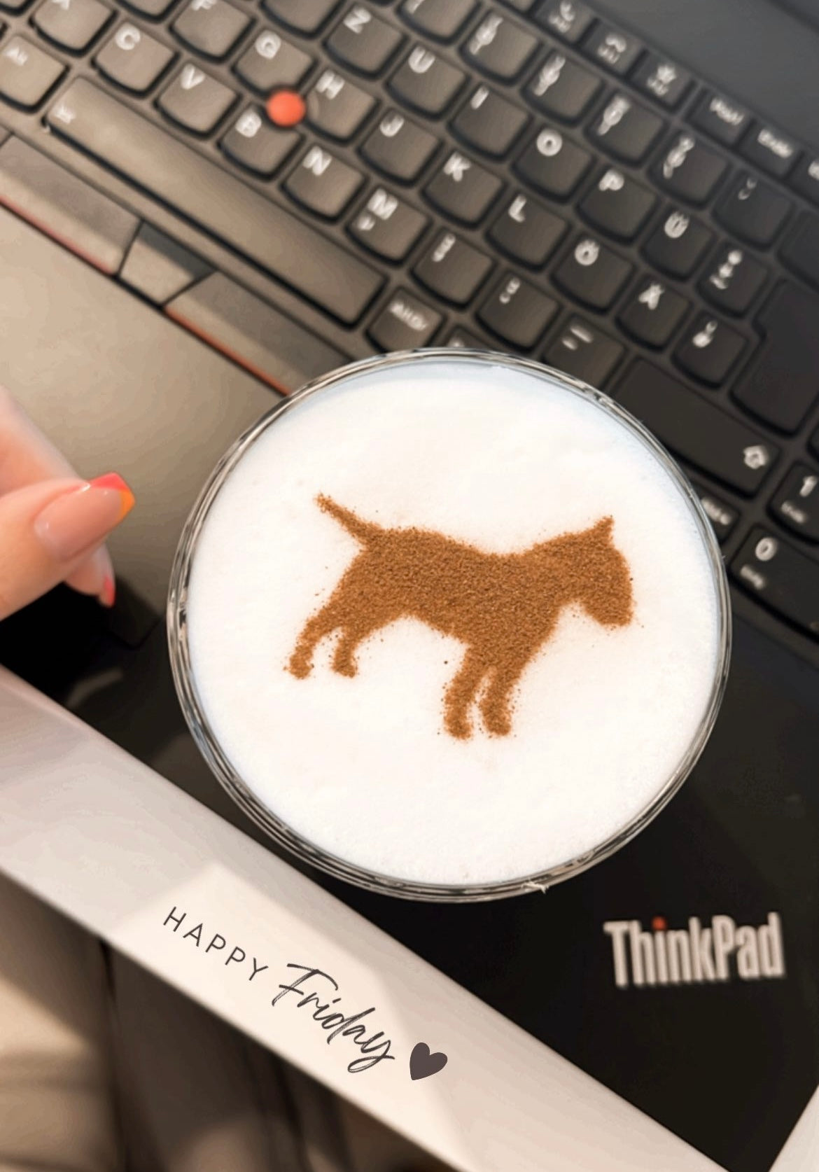 Milchschaumschablone "Bullterrier"