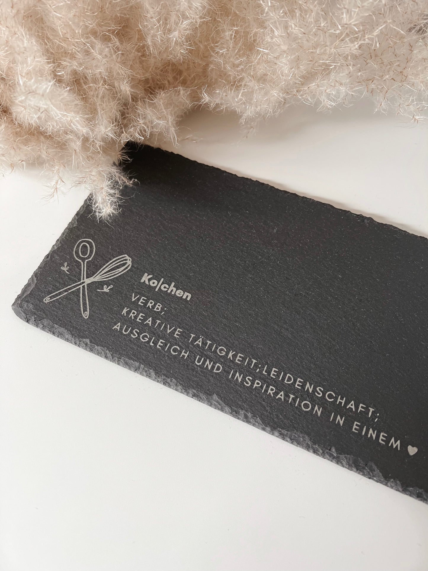 Servierplatte|Schieferplatte "eigenes Design"