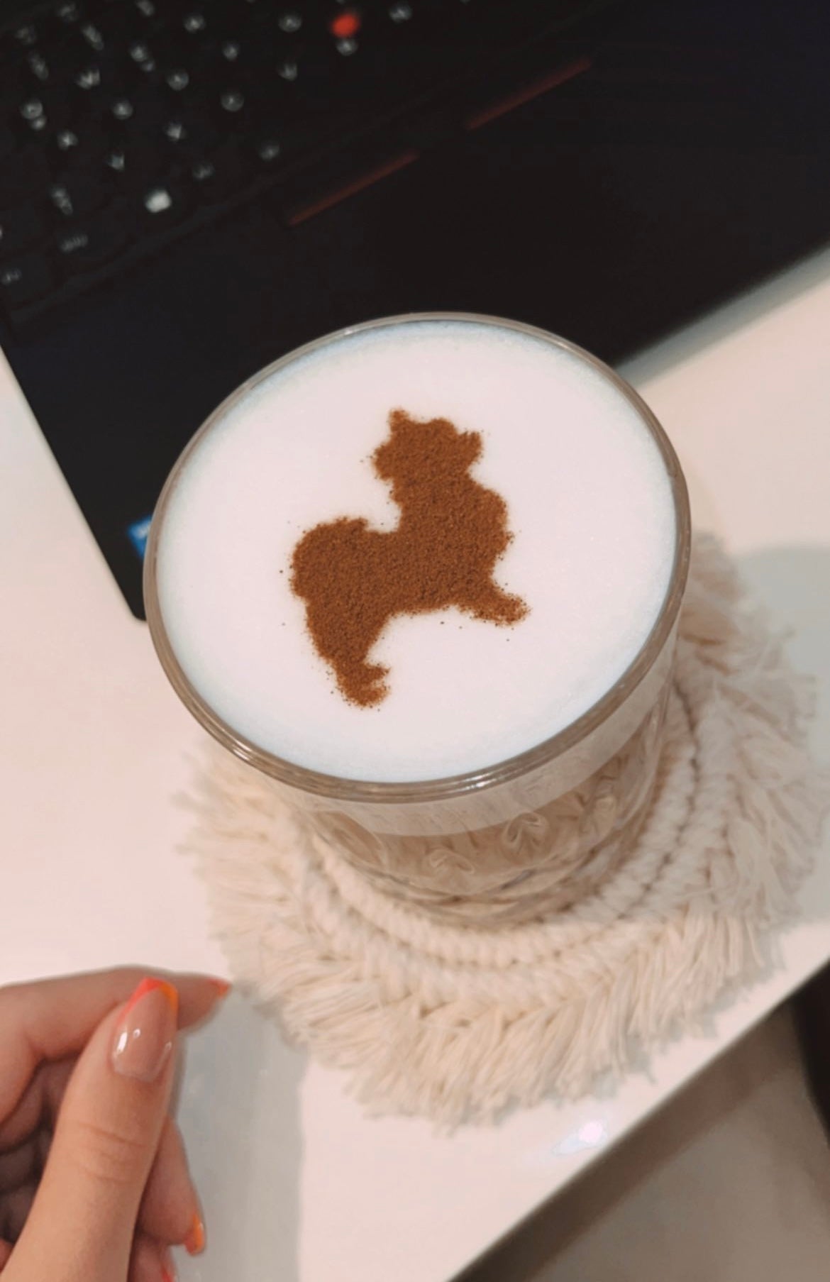 Milchschaumschablone "Chihuahua"