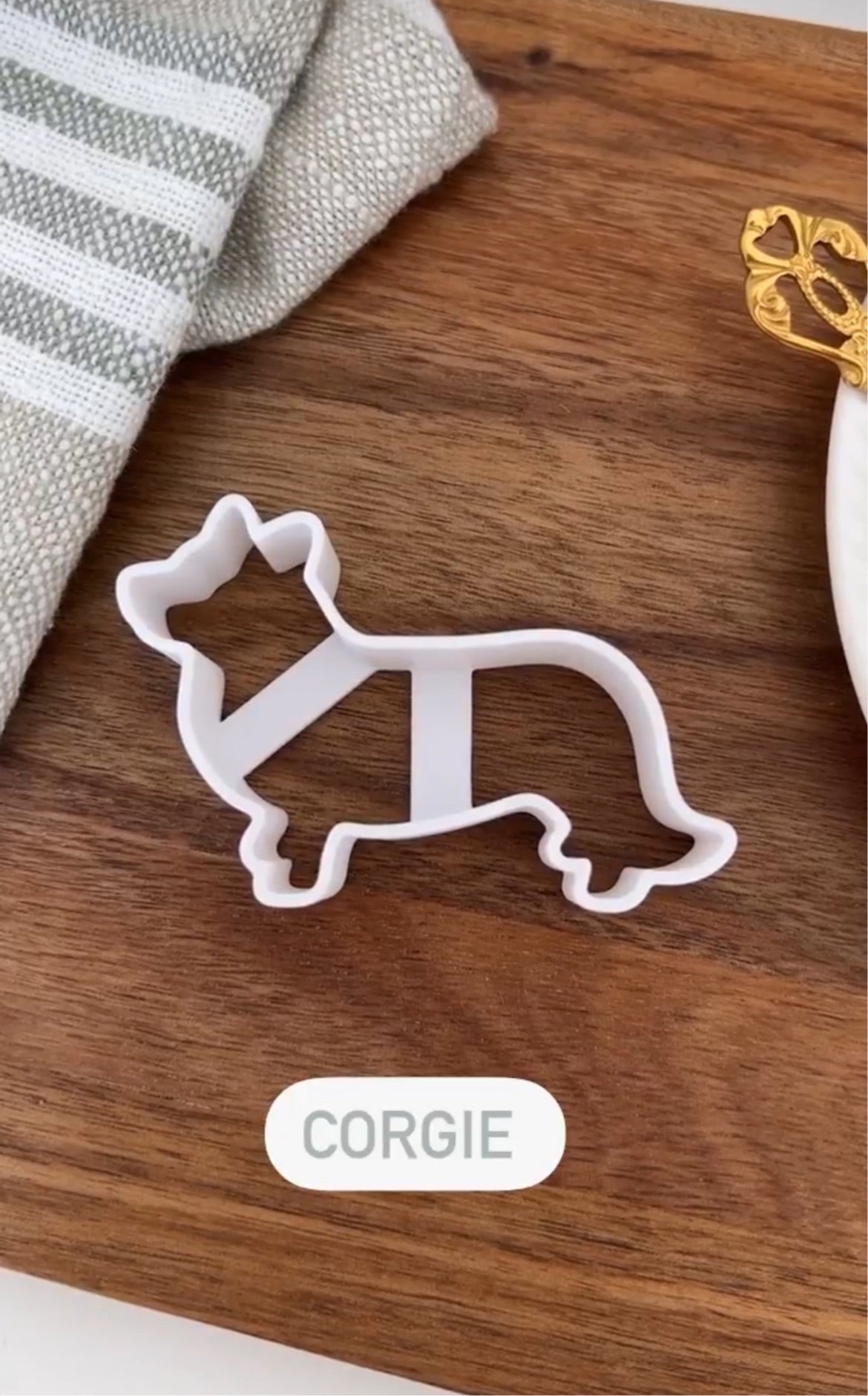 Ausstecher "Corgie"