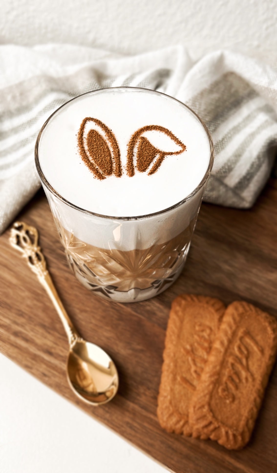 Milchschaumschablone "Hasenohren"