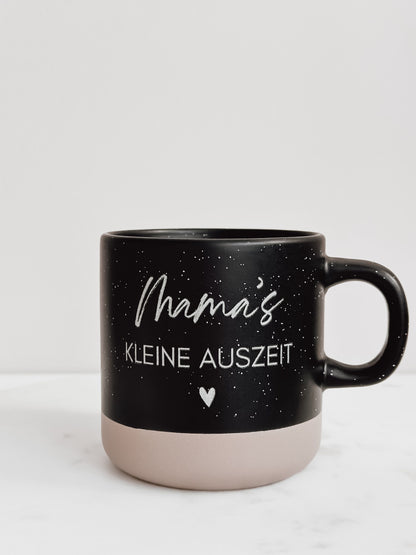 Steingut Tasse "Mama/Papa"