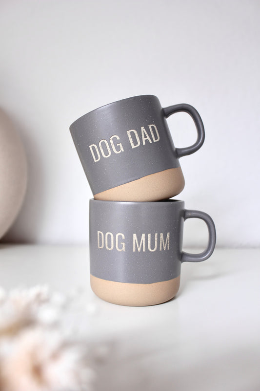 Steingut Tasse "dogs"