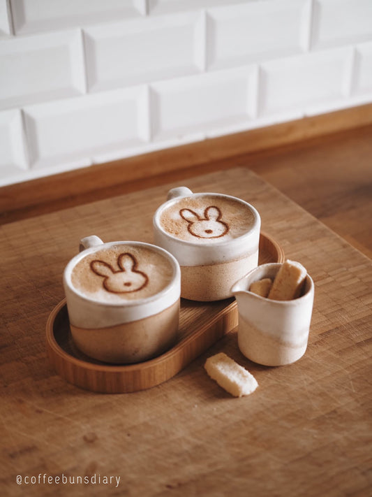 Milchschaumschablone "Bunny"