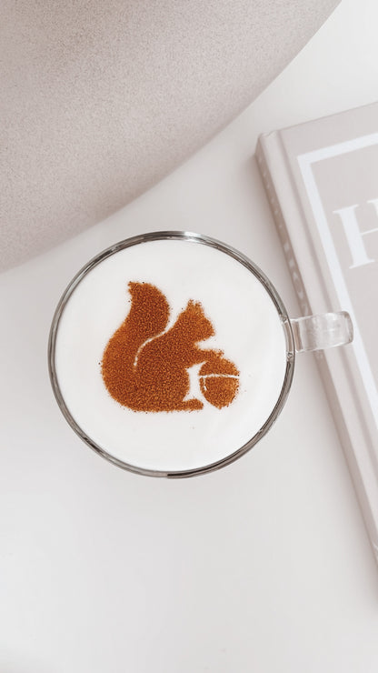 Milchschaumschablone "Eichhörnchen"