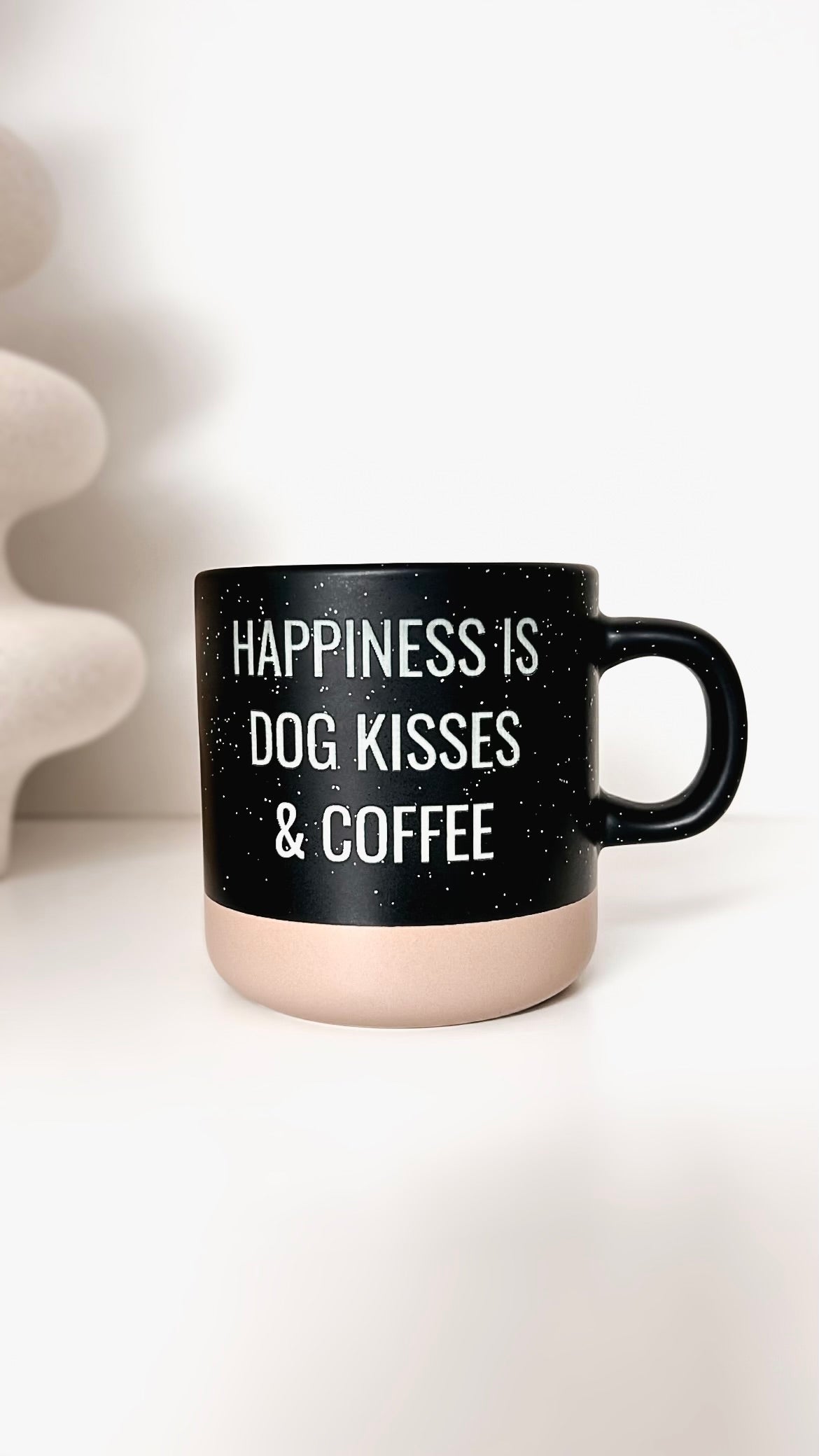 Steingut Tasse "dogs"