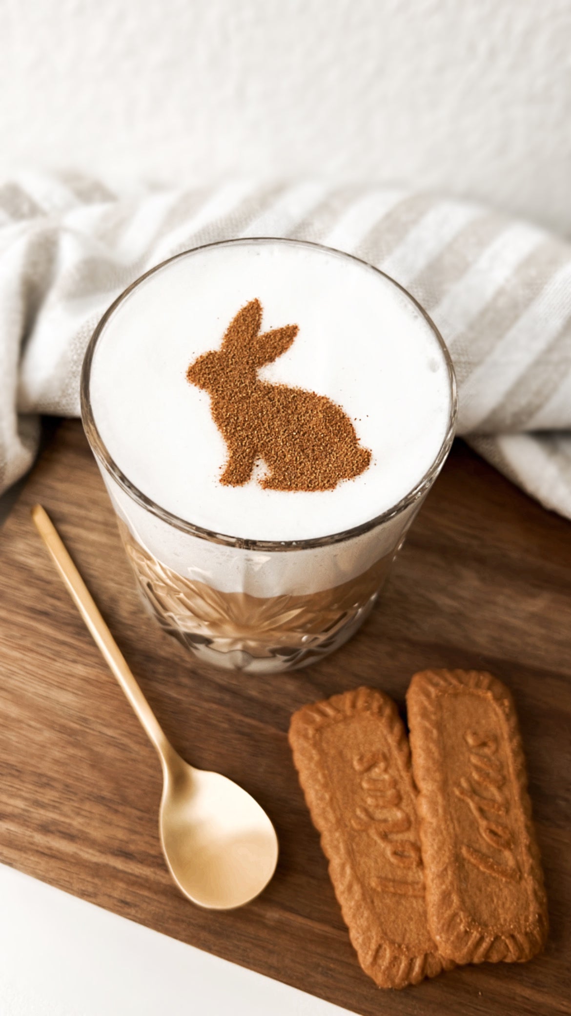 Milchschaumschablone "Hase"