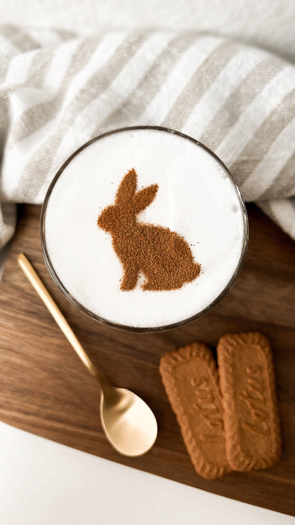 Milchschaumschablone "Hase"