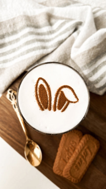 Milchschaumschablone "Hasenohren"