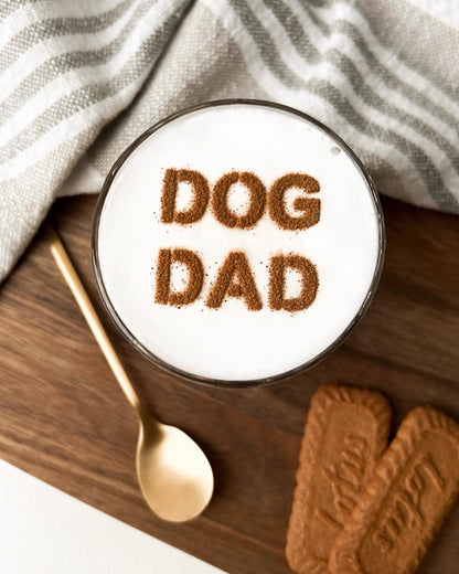 Milchschaumschablone "DOG MUM"