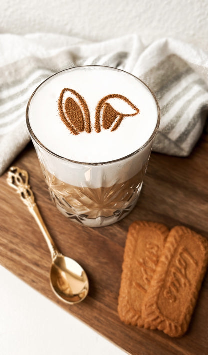 Milchschaumschablone "Hasenohren"